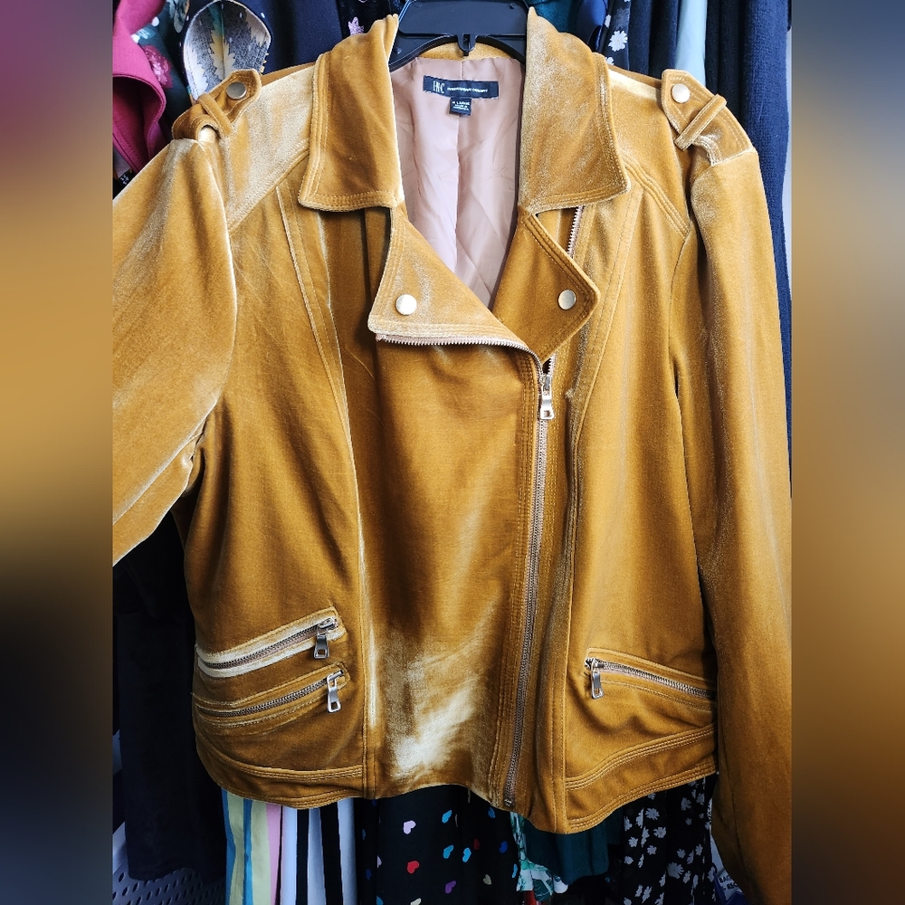 INC Velvet jacket